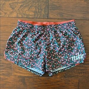 Nike Women's Floral Athletic Shorts
